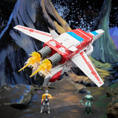 Transformers Void Rivals Autobot Jetfire, Zertonian Solila, and Agorrian Darak