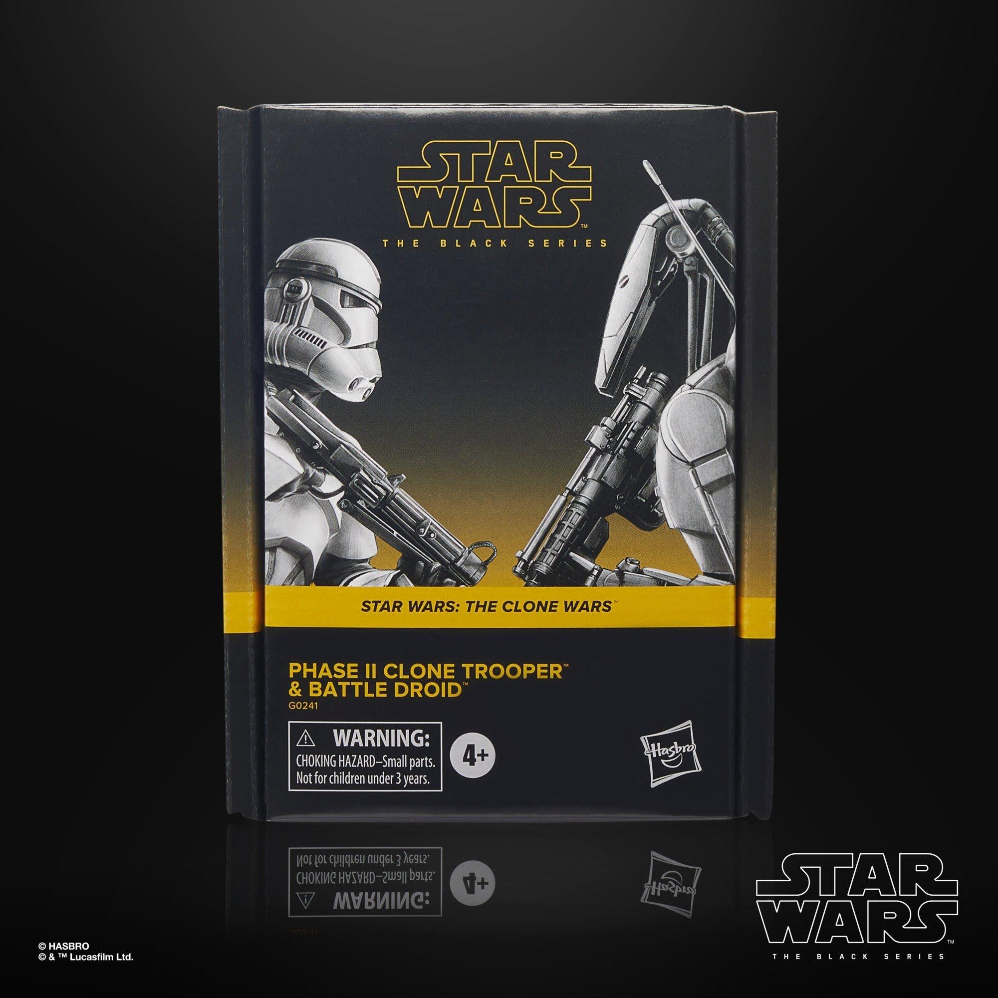 STAR WARS The Black Series Clone Trooper & Battle Droid
