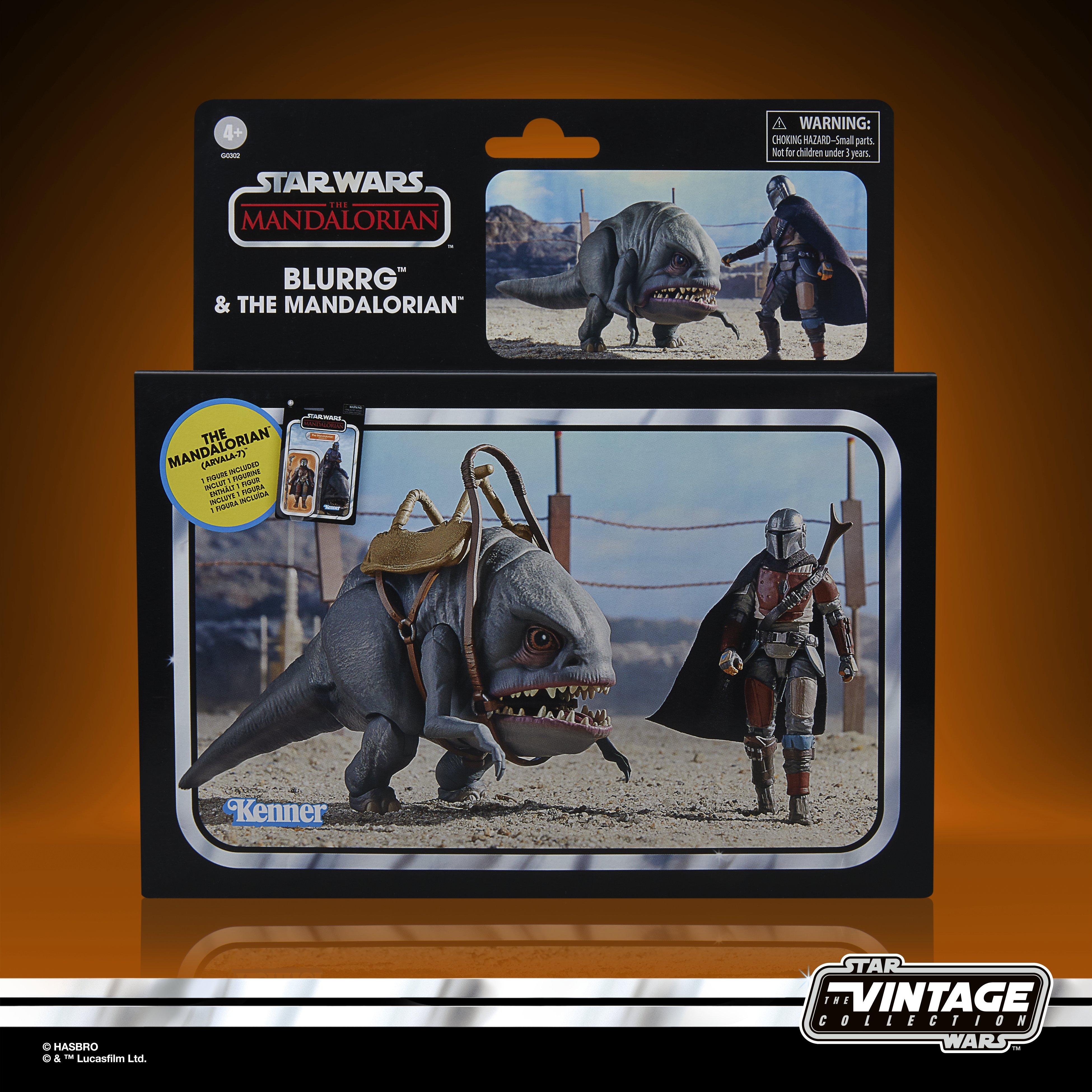 STAR WARS The Vintage Collection Blurrg & The Mandalorian