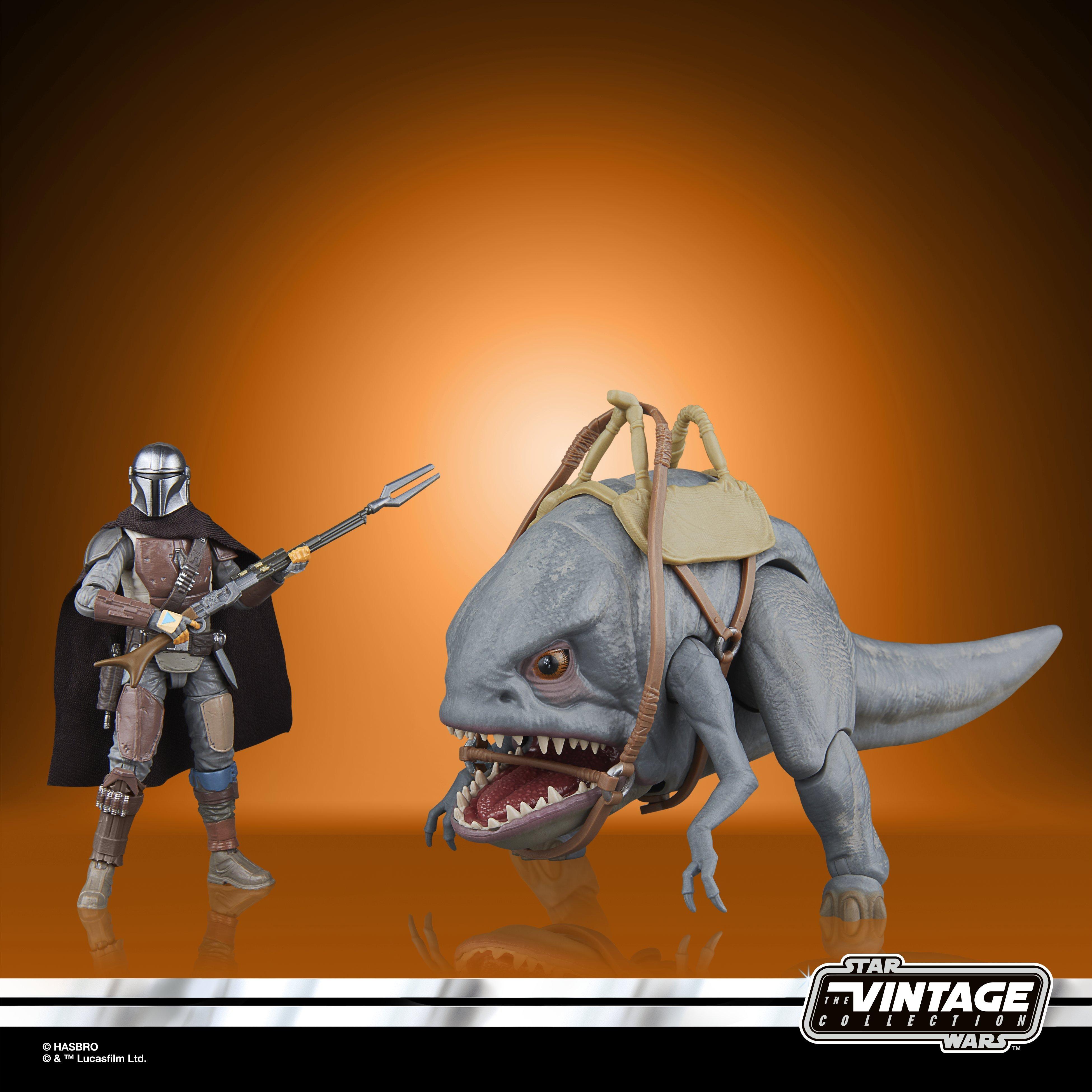 STAR WARS The Vintage Collection Blurrg & The Mandalorian