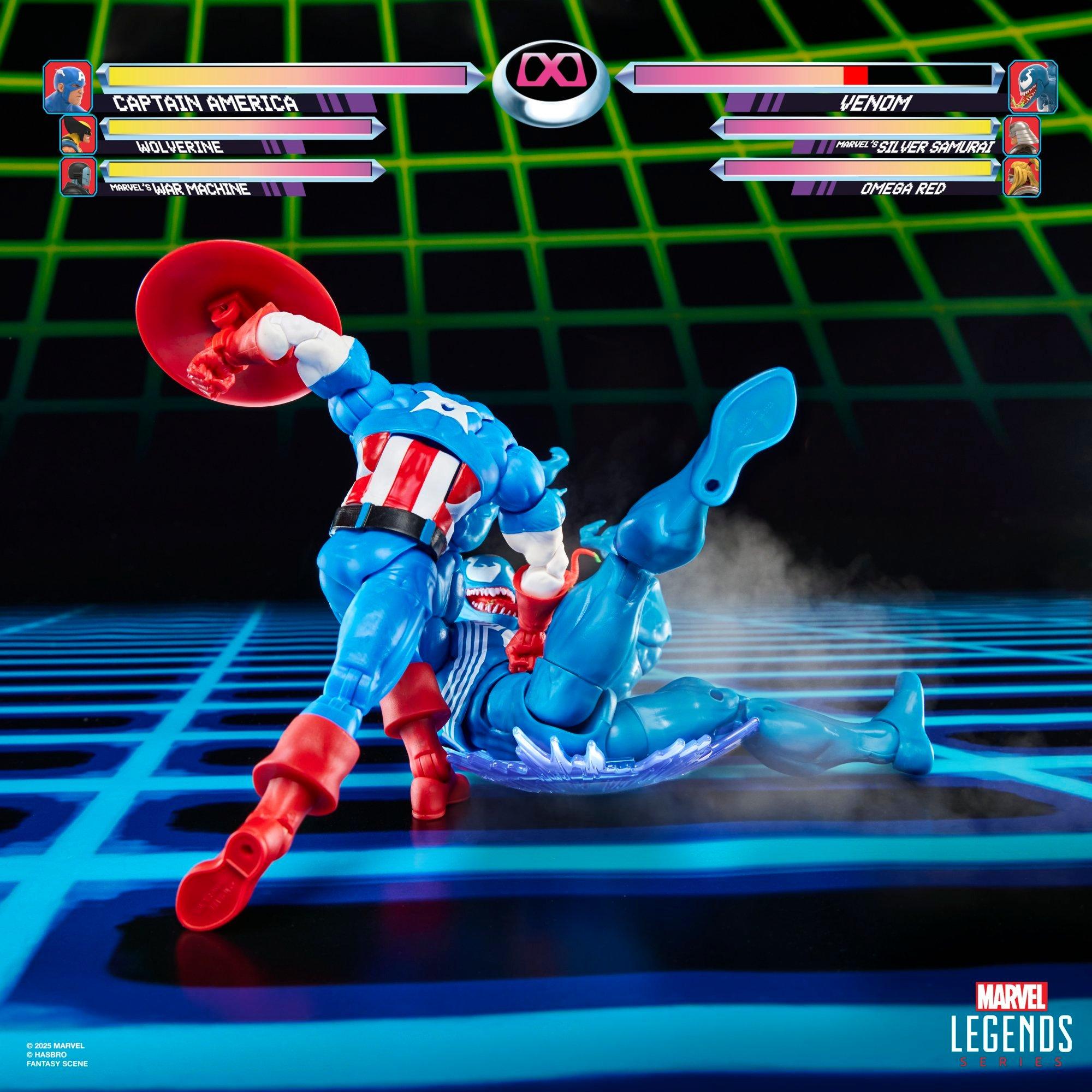 Marvel Legends Series Gamerverse Captain America vs Venom