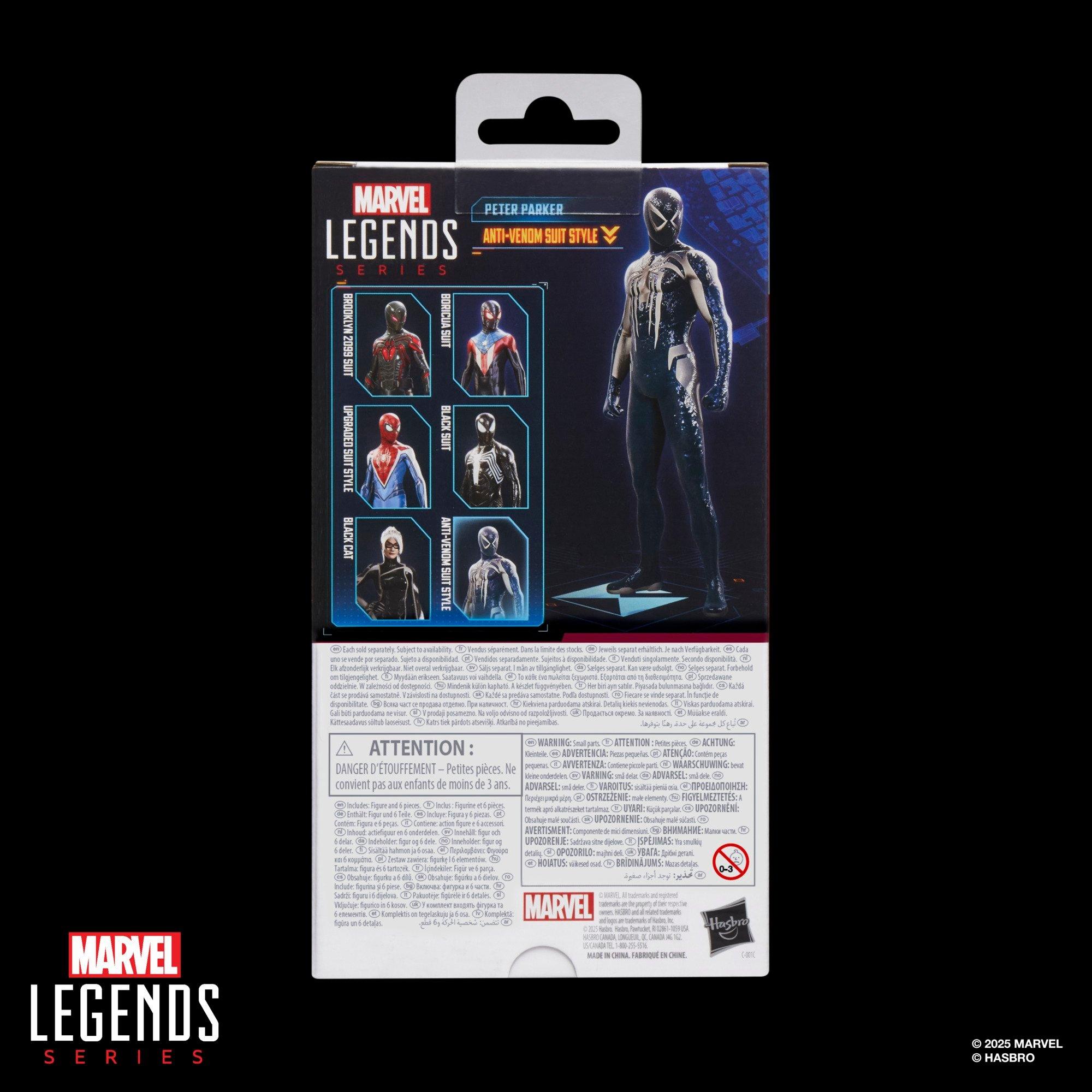 Marvel Legends Series Gamerverse Peter Parker Anti-Venom Suit Style