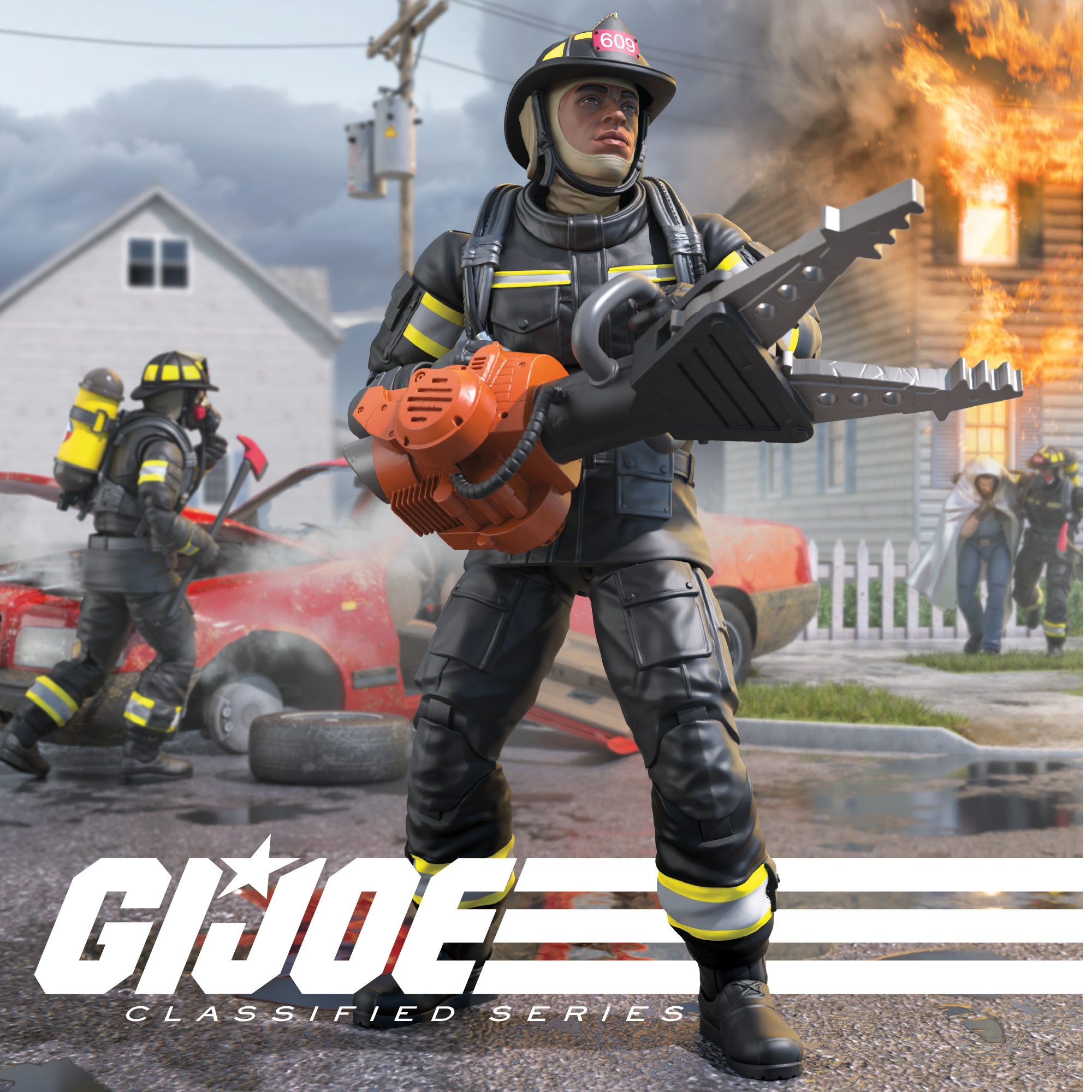 G.I. Joe Classified Series Legacy Collection Search & Rescue Firefighter