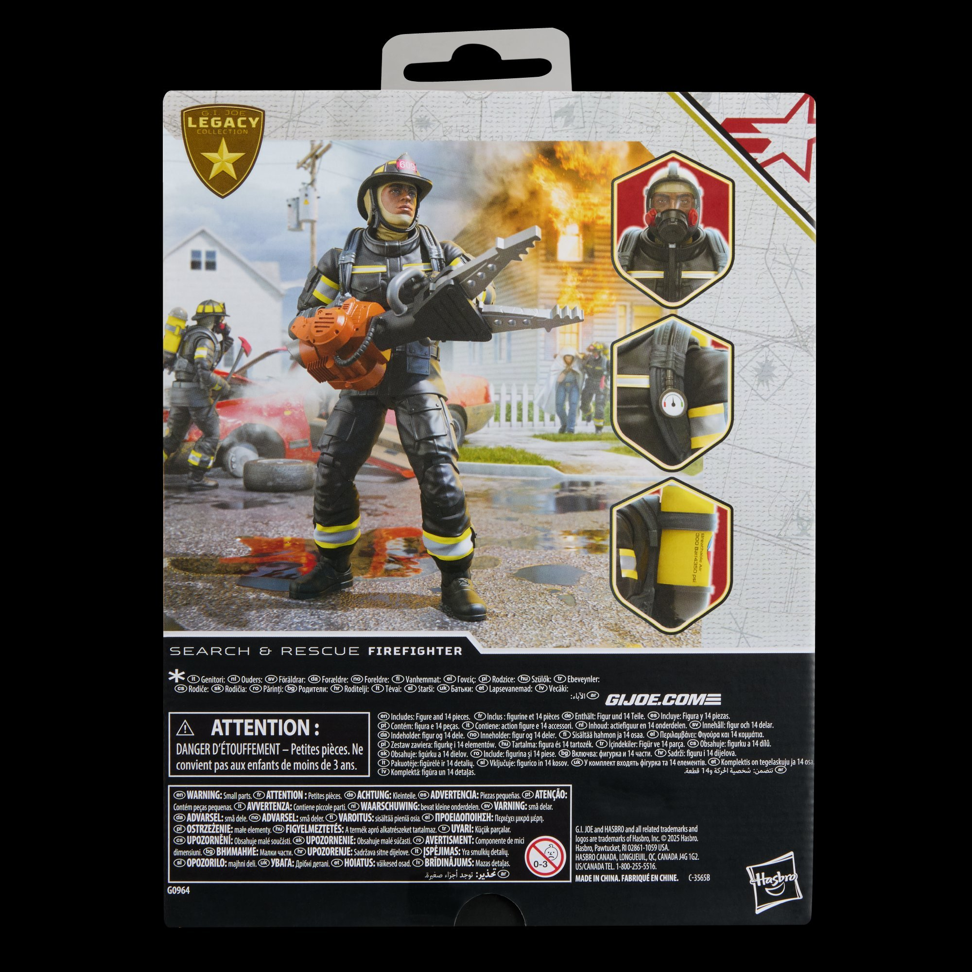 G.I. Joe Classified Series Legacy Collection Search & Rescue Firefighter