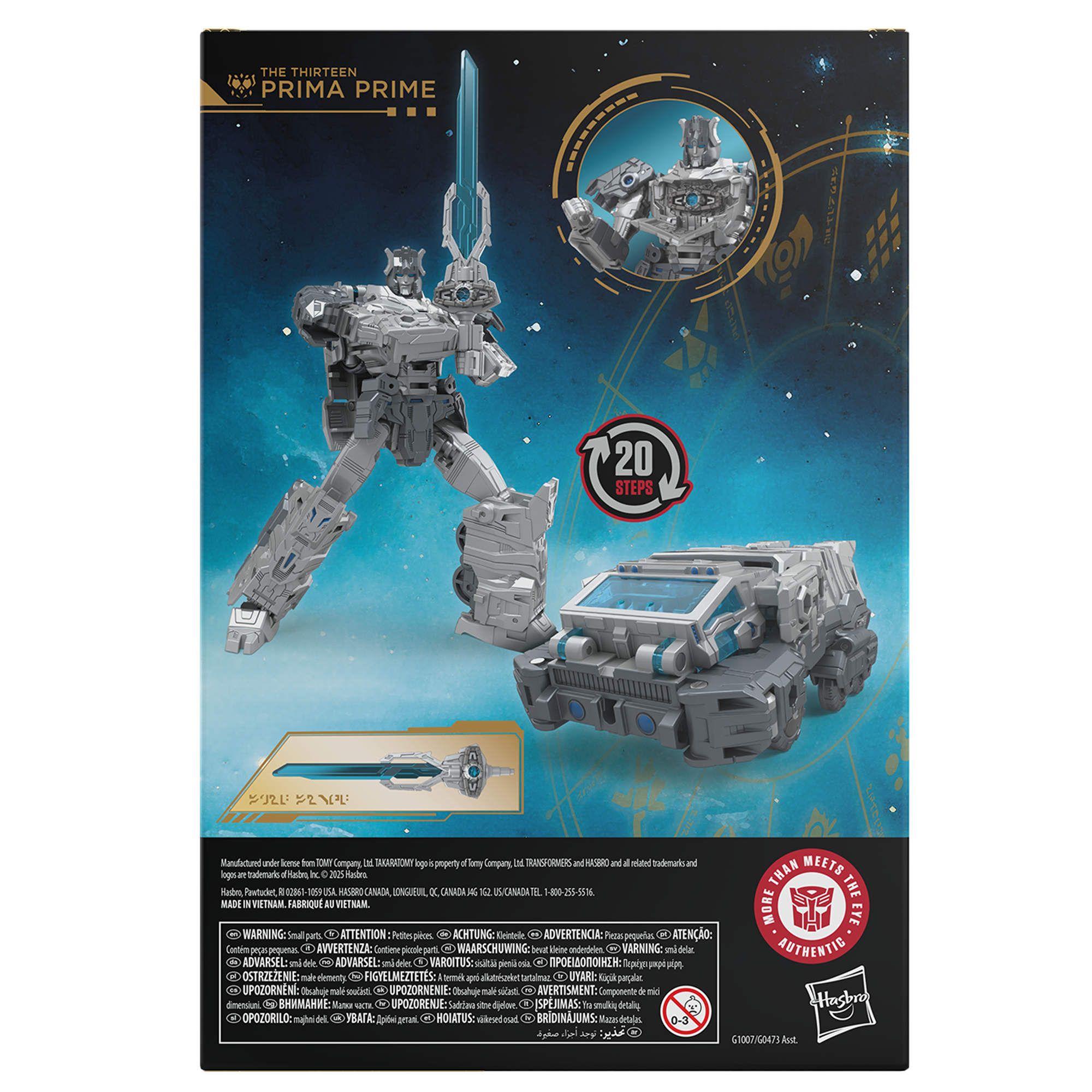 Transformers Age of the Primes Voyager Class The Thirteen Prima Prime