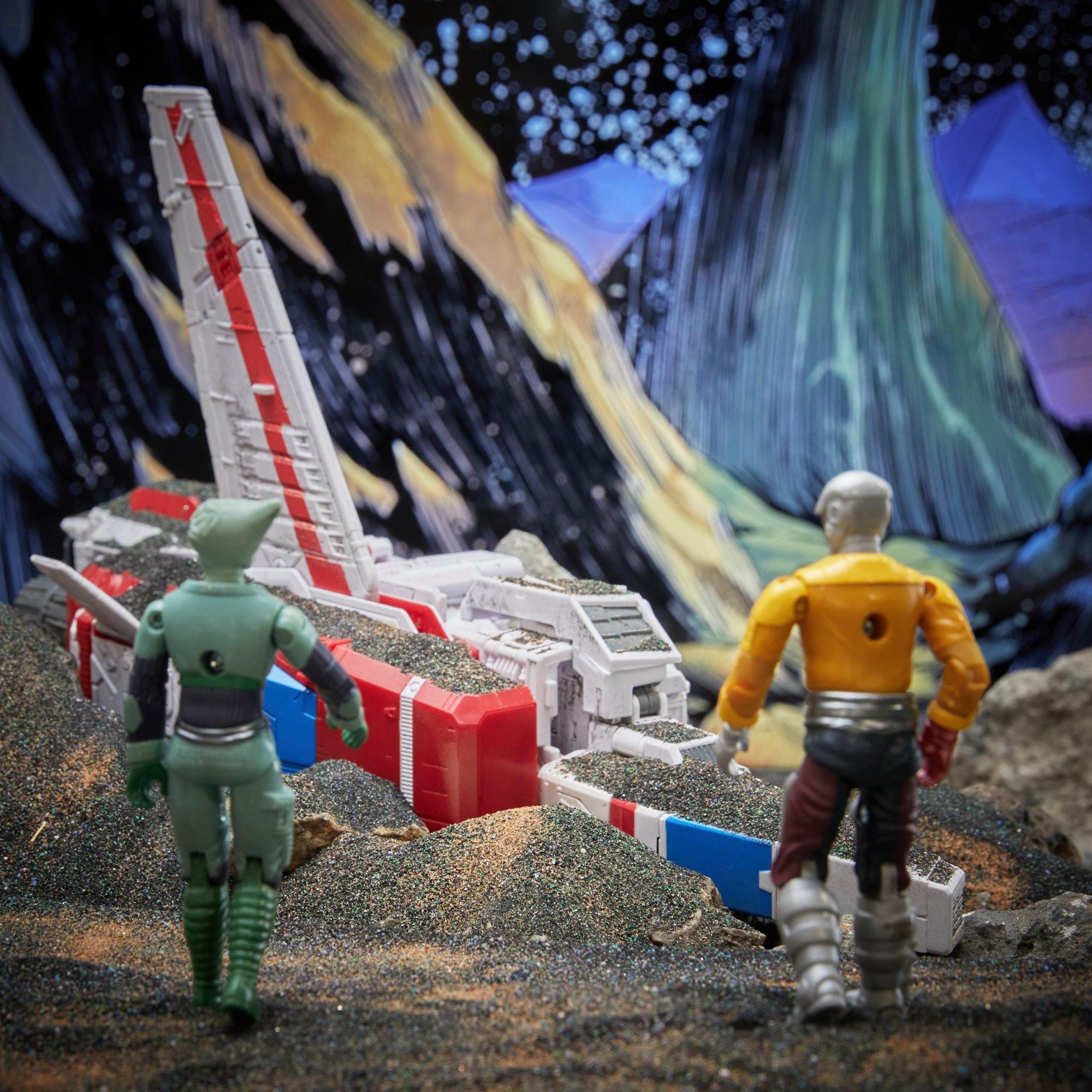 Transformers Void Rivals Autobot Jetfire, Zertonian Solila, and Agorrian Darak