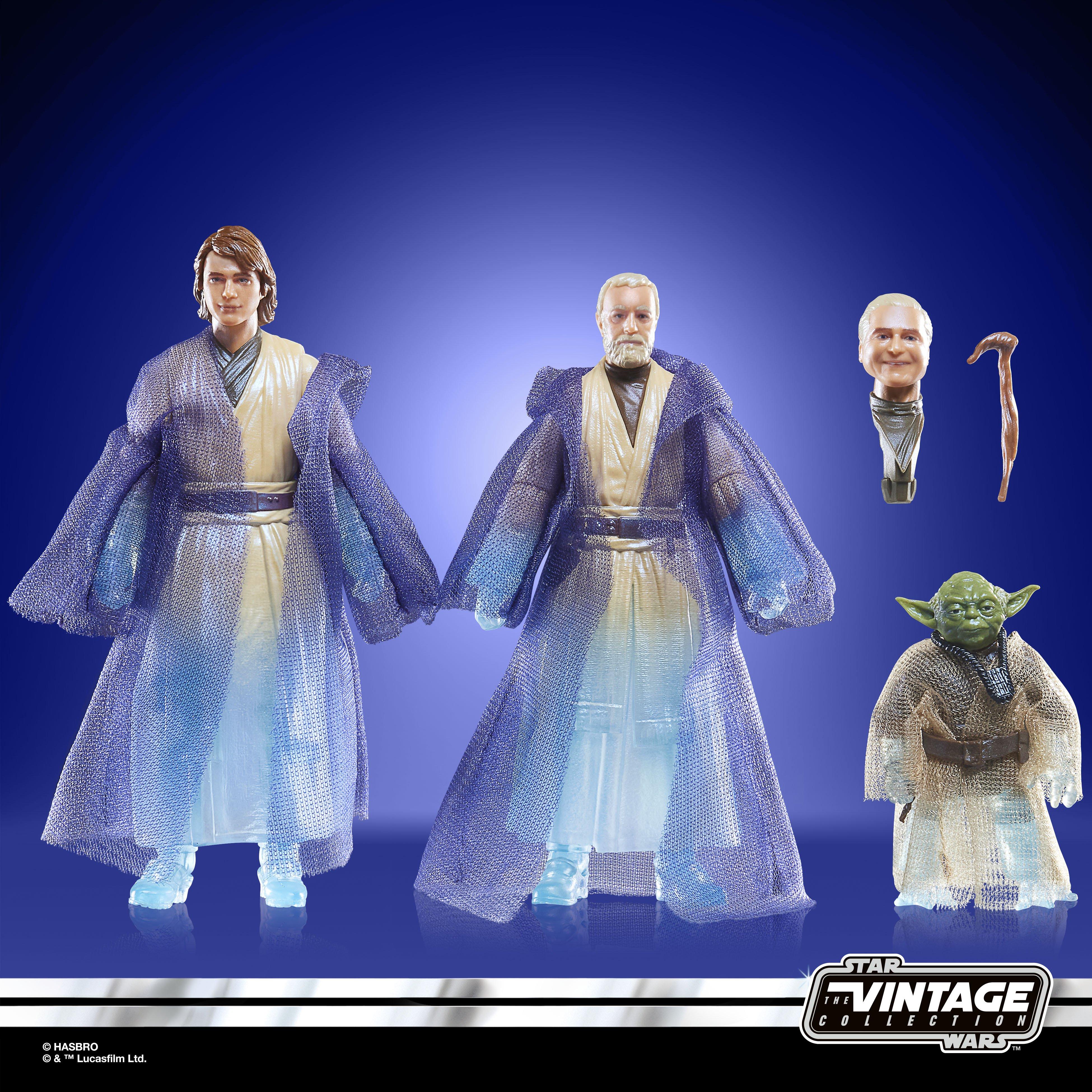 Star Wars The Vintage Collection Jedi Spirits 3-Pack