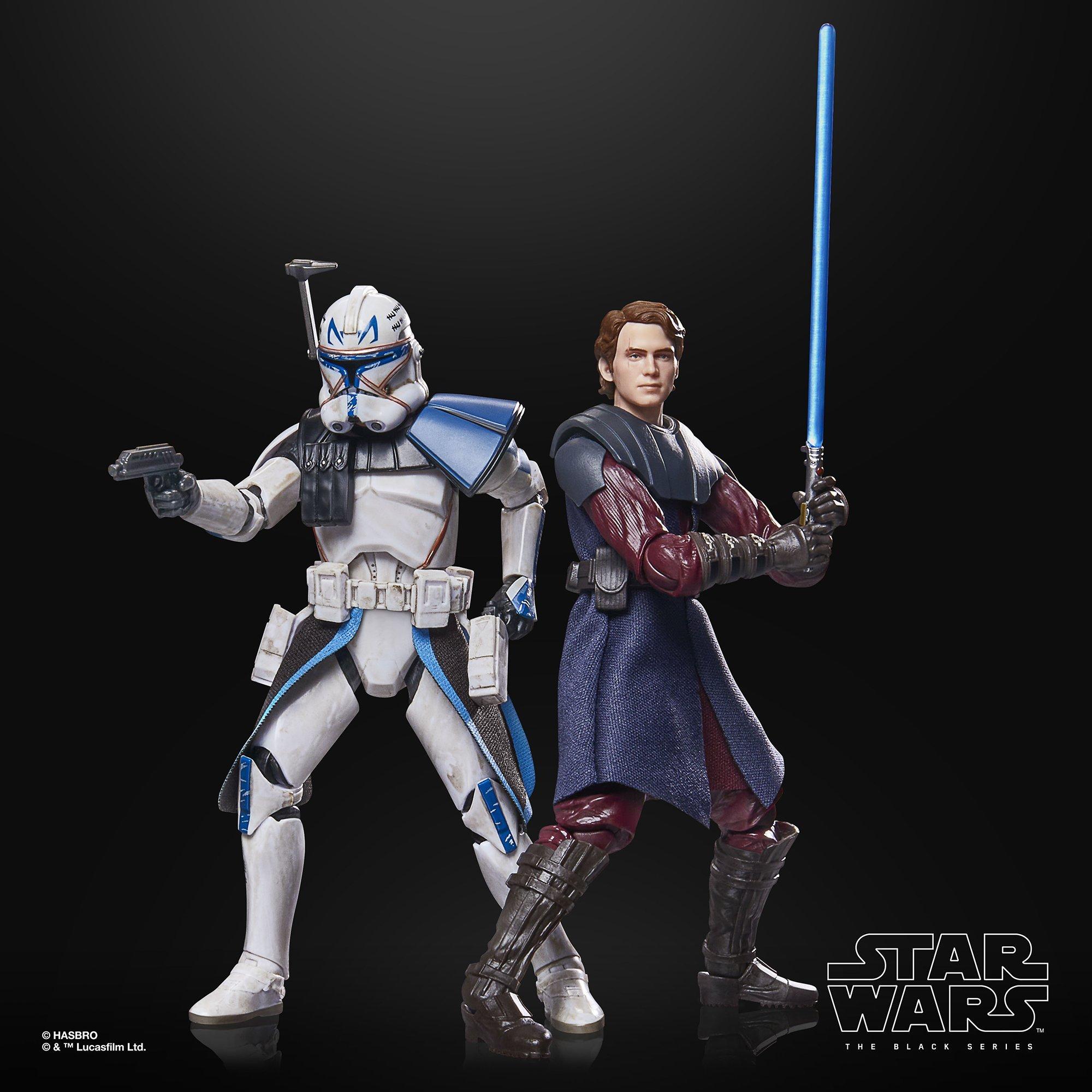 STAR WARS The Black Series Anakin Skywalker & Clone Captain Rex