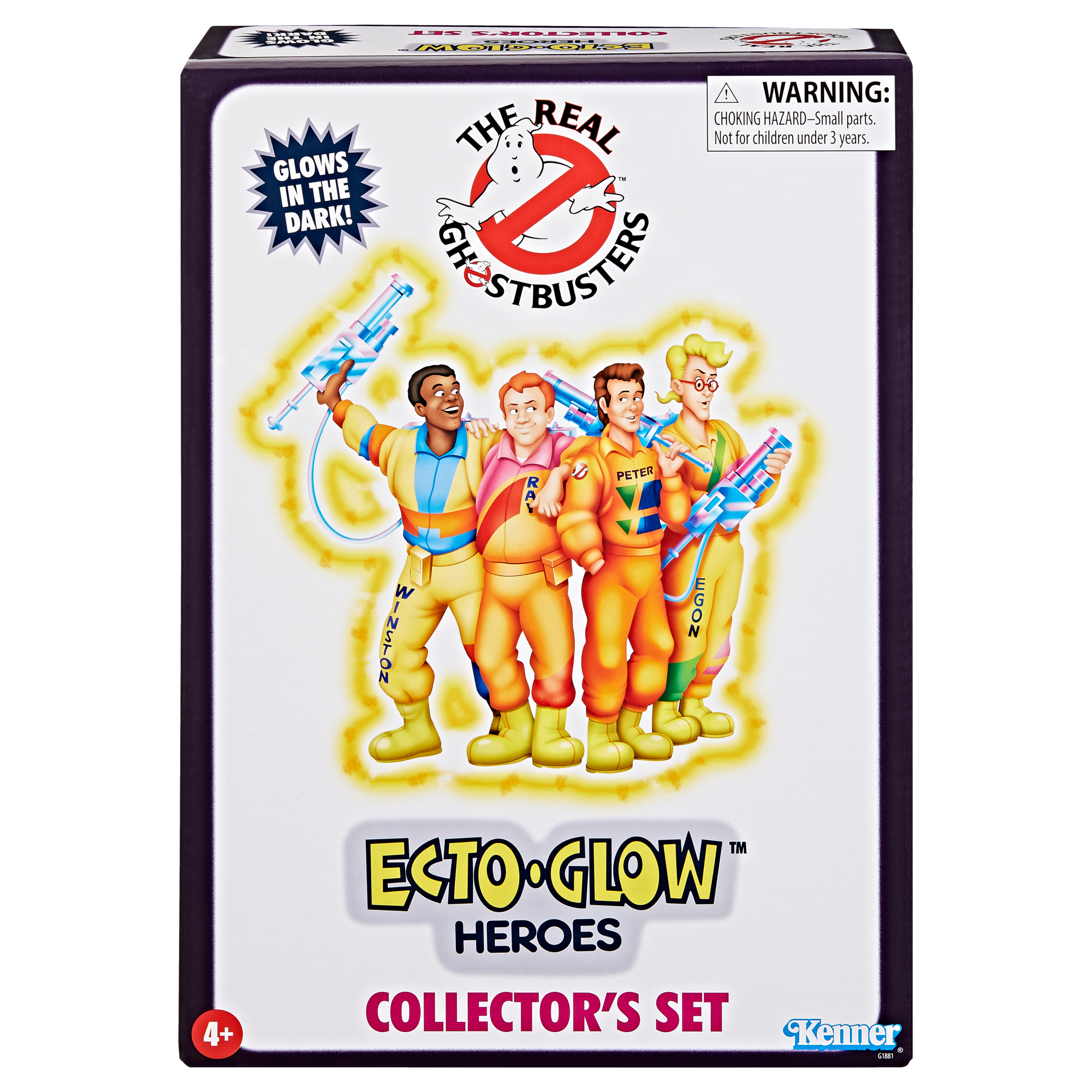 Ghostbusters Kenner Classics The Real Ghostbusters Ecto-Glow Heroes Collector’s Set