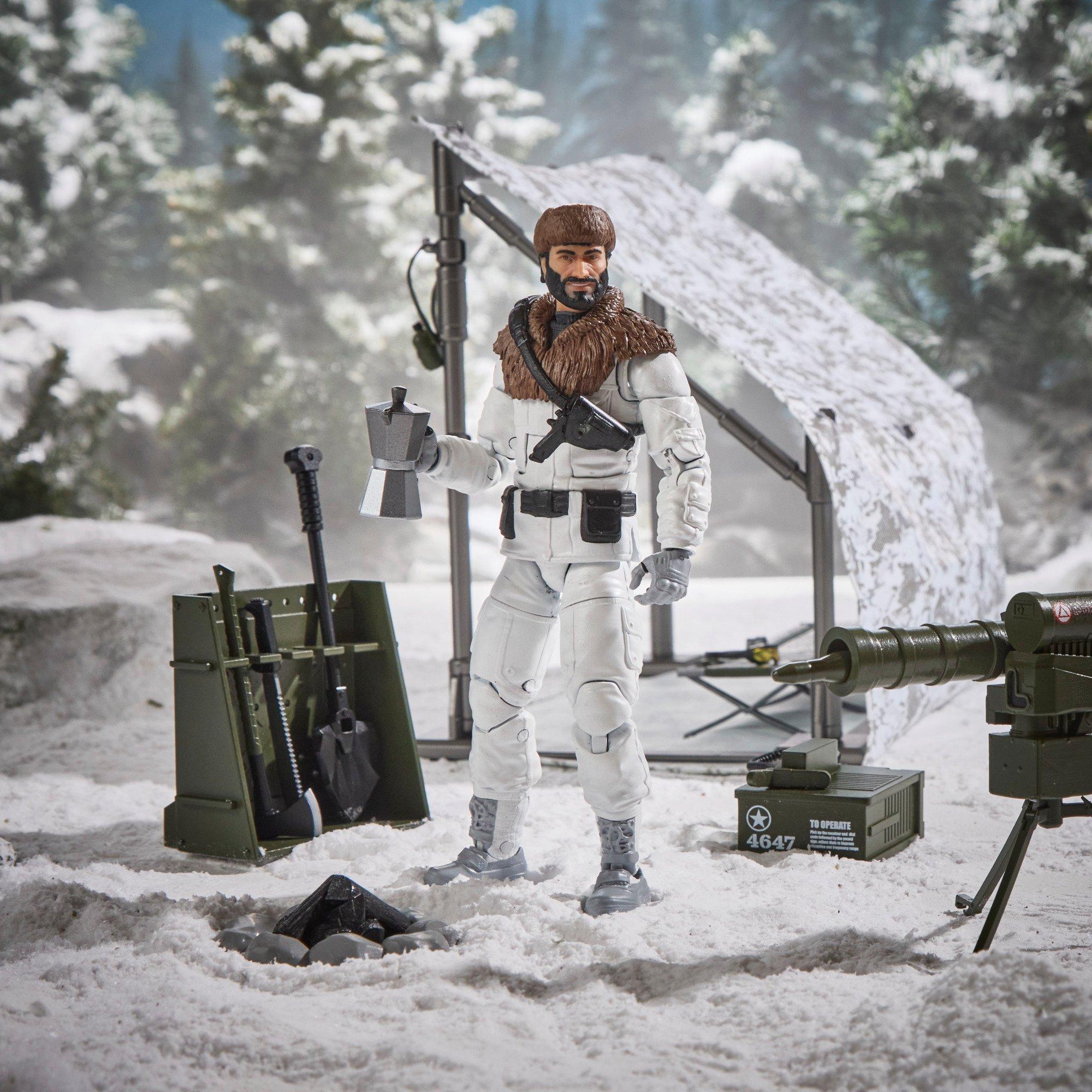 G.I. Joe Classified Series Snow C.A.T. (Combat All-Terrain) Vehicle With Farley "Frostbite" Seward Action Figure