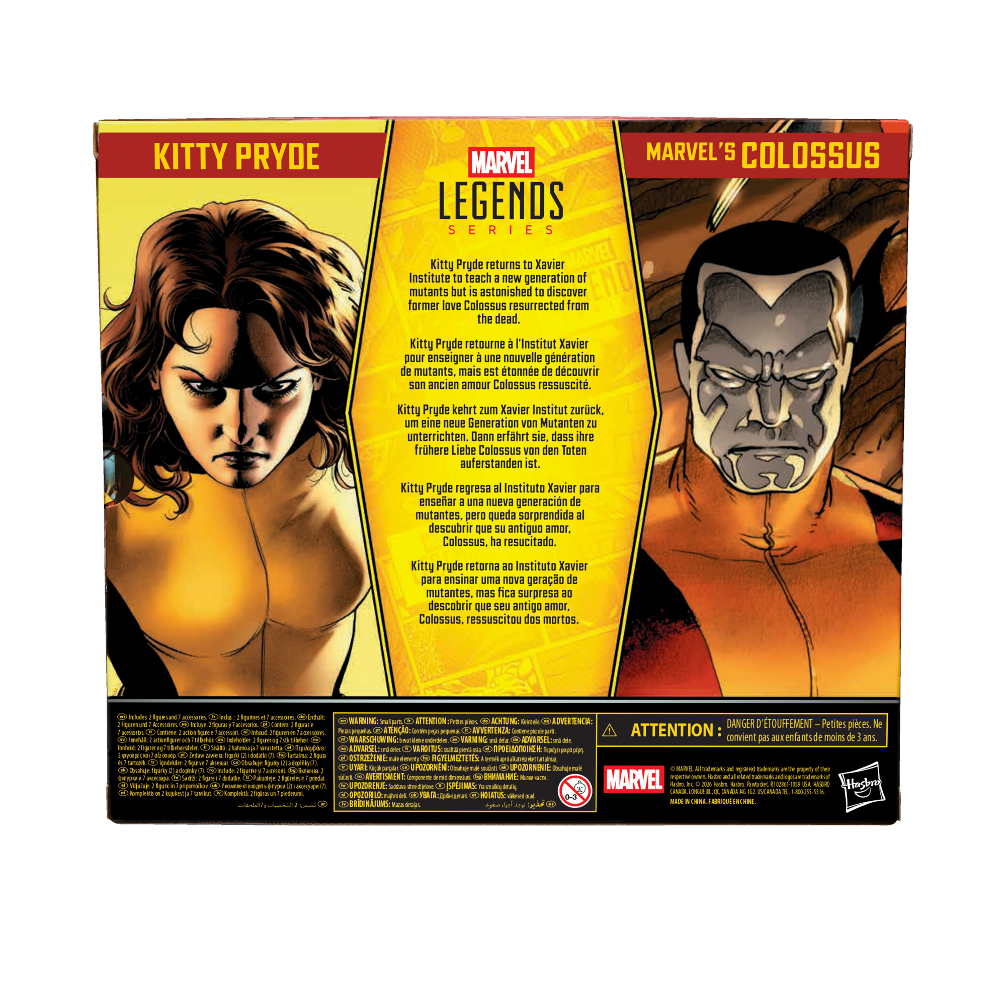 Marvel Legends Series X-Men Kitty Pryde & Marvel’s Colossus
