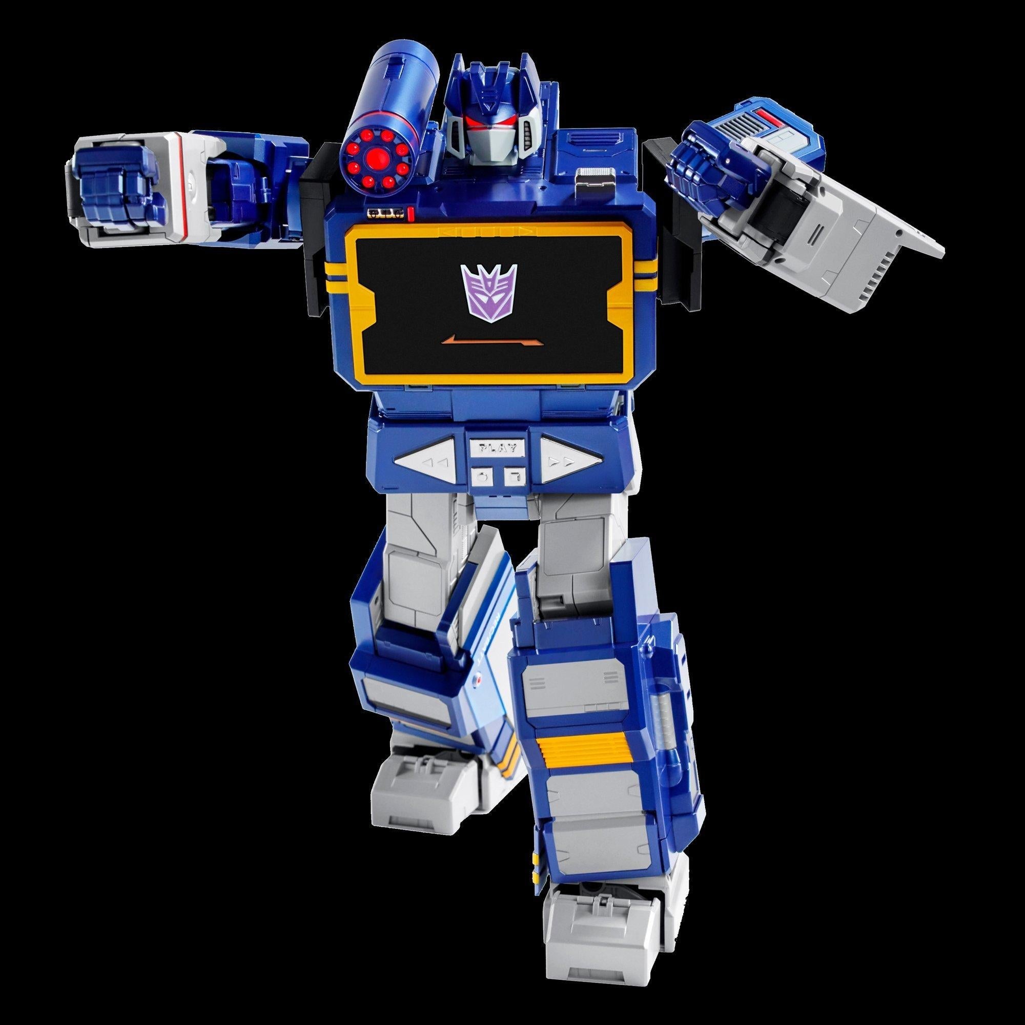 Transformers G1 Flagship Soundwave Auto-Converting Robot by Robosen